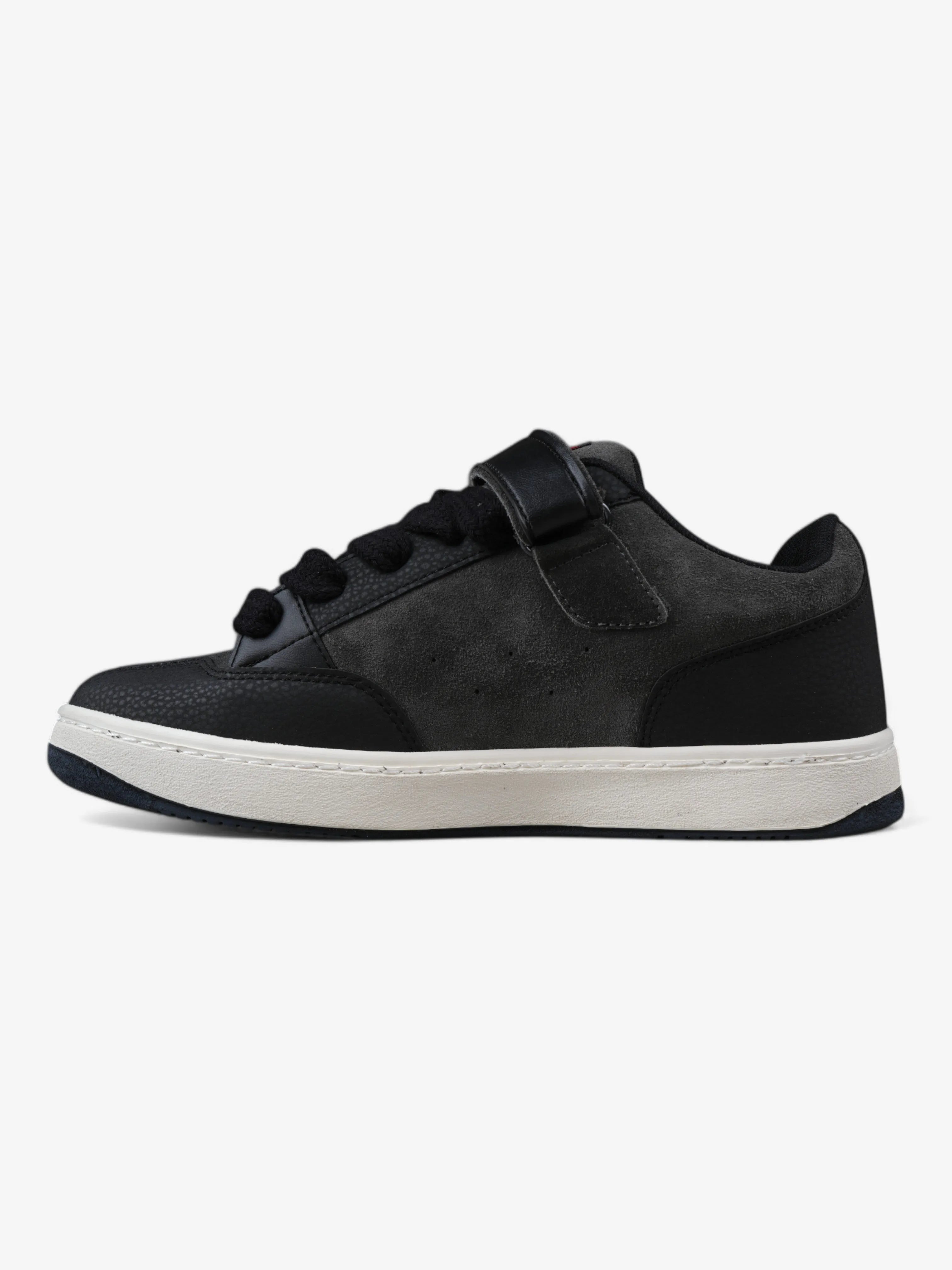 Vision Street Wear MC1400 Low Top Skate Shoes for Men - Black & Grey | Comfortable Sneakers for Skateboarding, Streetwear & Casual Wear
