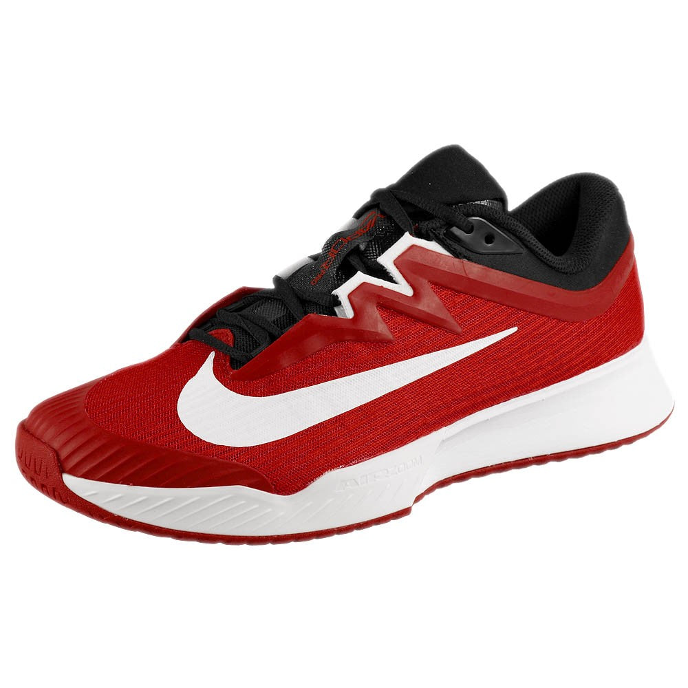 Nike Men's Air Zoom Vapor Pro 3 Tennis Shoes - University Red/White - Lightweight & Breathable for Competitive Play & Training