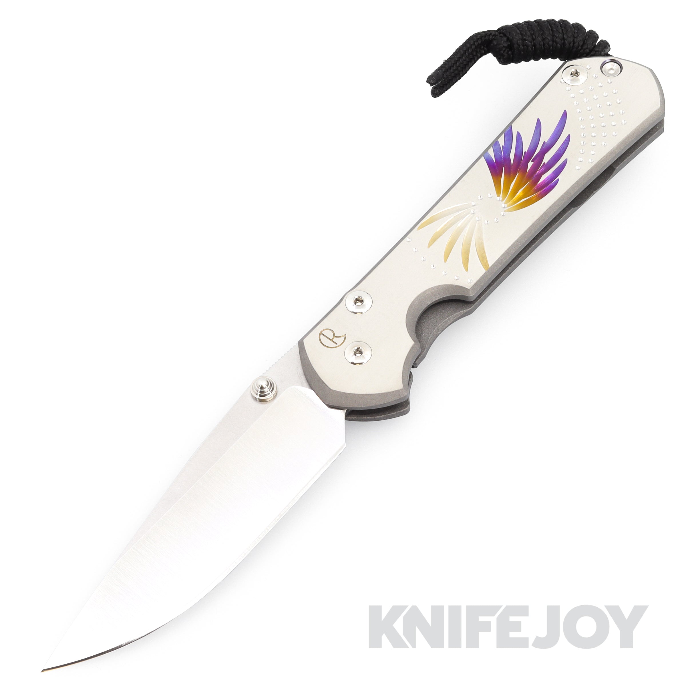 Chris Reeve Knives Large Sebenza 31 Folding Pocket Knife - Magnacut Drop Point Blade, Titanium Handles with Unique Graphic Design | EDC, Outdoor Survival, Hunting & Camping Gear