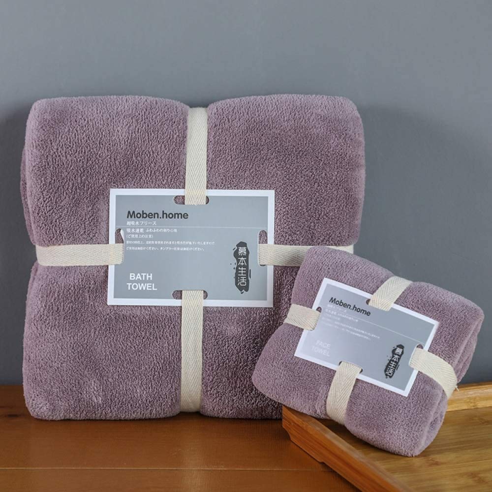 Zhangxin Ultra Soft Bath Towel Set - 2 Pack Oversized Extra Large Microfiber Cotton Towels | Highly Absorbent & Quick Drying | Perfect for Spa, Gym, Beach & Luxury Bathroom Use
