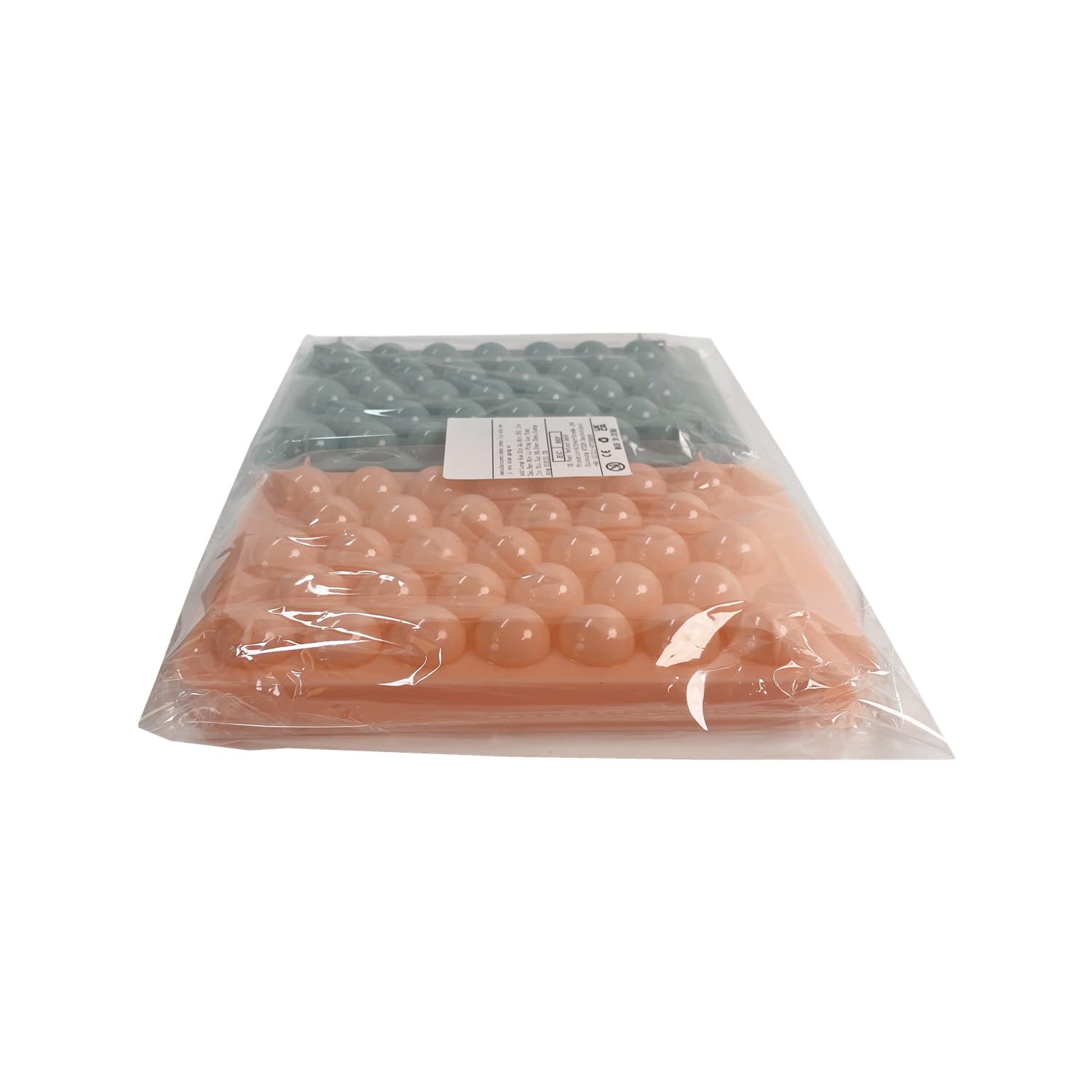 mciskin Mini Ice Cube Tray Balls - 2 Pack Round Ice Ball Maker Mold with Lid for Freezer | Perfect for Cocktails, Whiskey, Tea & Coffee | Ideal for Home Bars, Parties & Beverage Chilling