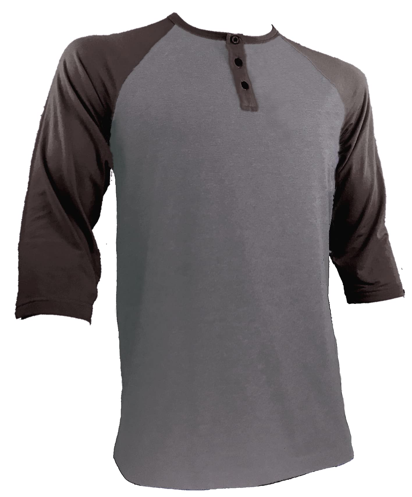 Men's Big & Tall Heavyweight Baseball Henley Shirts - Comfortable Long Sleeve Athletic Top for Baseball, Casual Wear & Outdoor Activities
