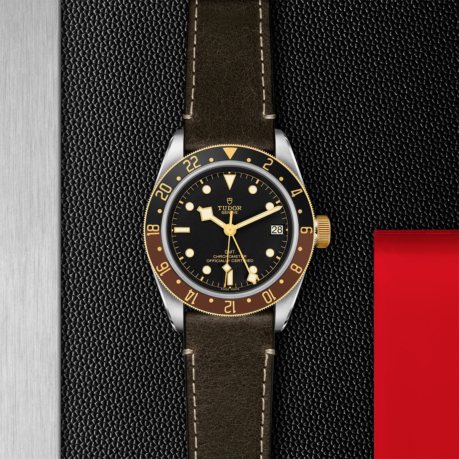 Black Bay GMT S&G M79833MN 0003 Luxury Watch - Premium Stainless Steel & Gold Men's Timepiece for Travel, Business & Special Occasions