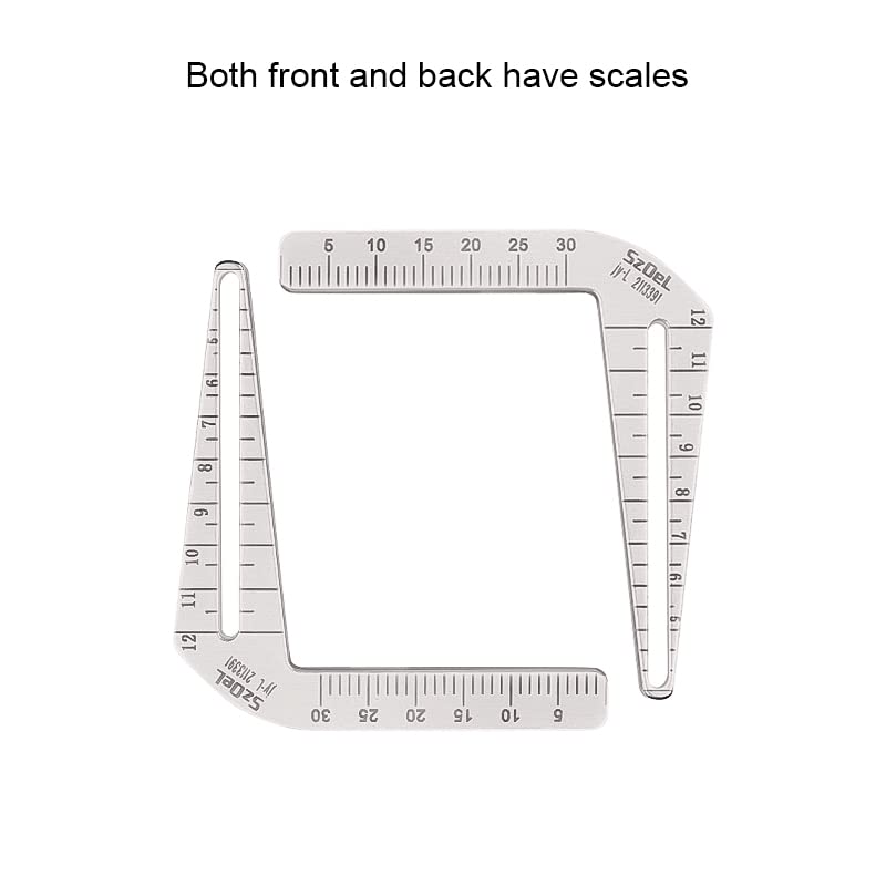 6pcs Autoclavable Dental Implant Guide Set - Oral Surgery Positioning Angle Ruler for Dentists | Professional Dentistry Tools for Precise Implant Placement