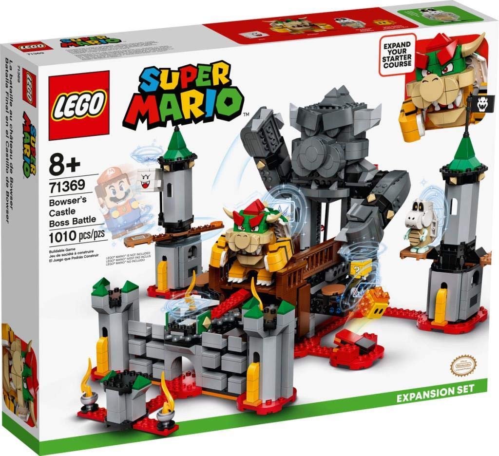 LEGO Super Mario Bowser's Castle Battle Expansion Set 71369 - Interactive Building Toy for Kids, Collectible Gift for Mario Fans, Fun Play at Home or Parties