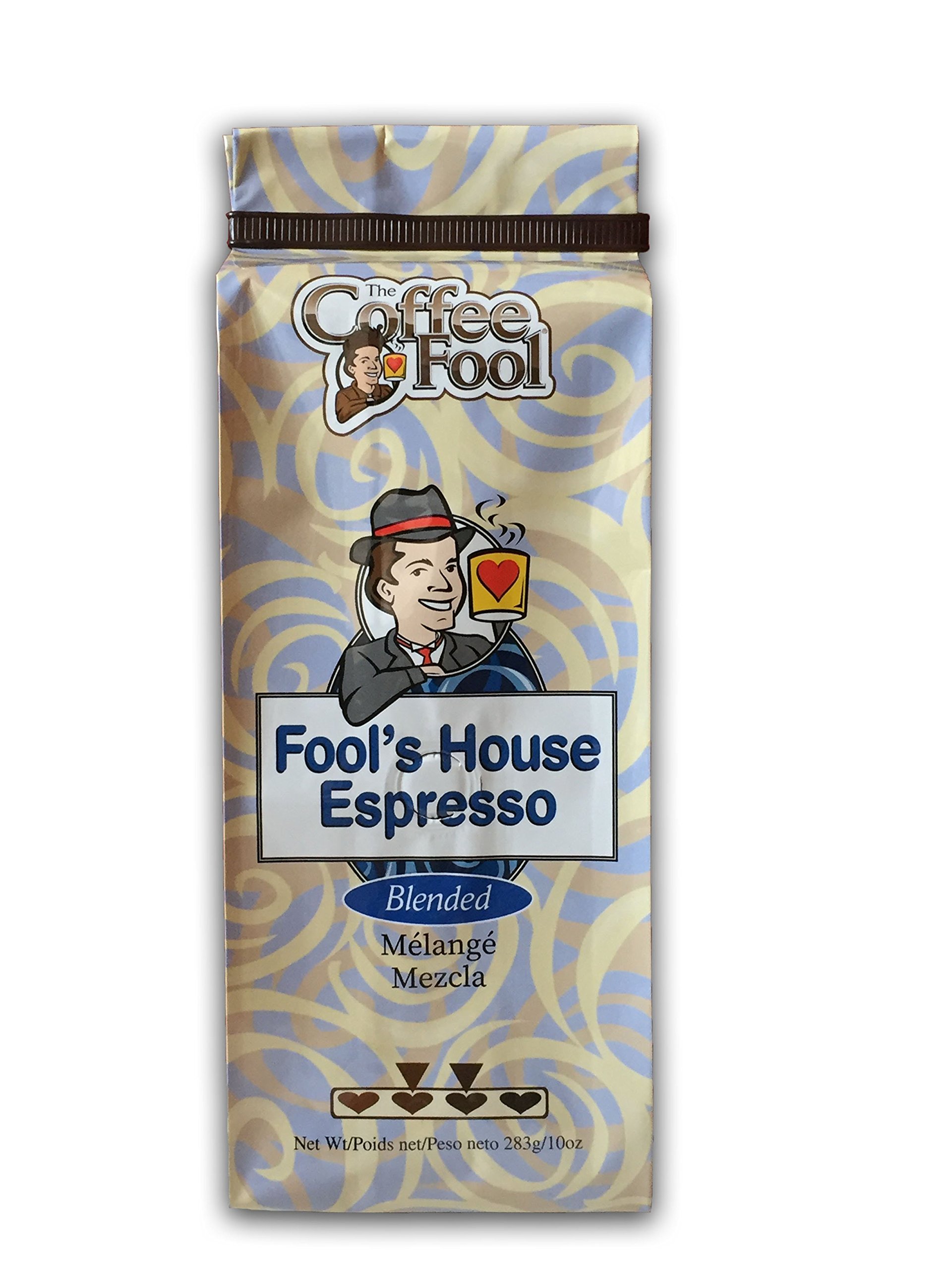 Premium Espresso Coffee Beans - Strong Drip Grind for Rich Flavor | Coffee Fool's House | Perfect for Home Brewing, Office Use & Gifts