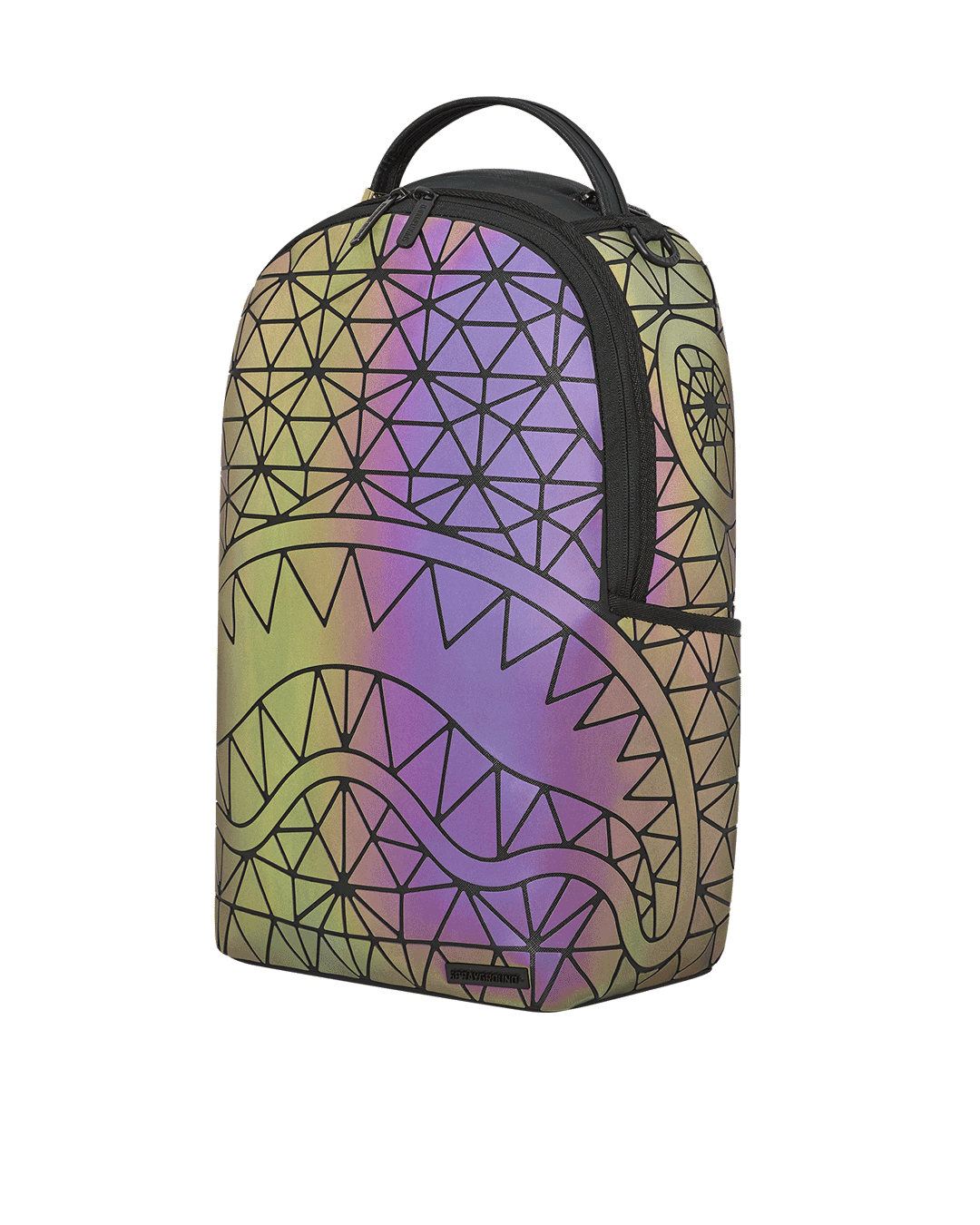 Electroluminescent Shark DLXSV Backpack - Glow in The Dark Backpack for Night Running, Cycling & Outdoor Adventures