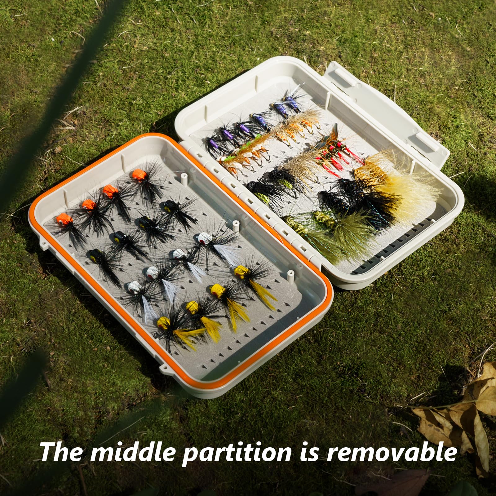 QualyQualy 4-Layer Waterproof Fly Fishing Box – Large Capacity Streamer Storage Tackle Box for Fly Fishing (04, 1PCS) – Perfect for Trout, Bass & Saltwater Fly Fishing Gear Organization