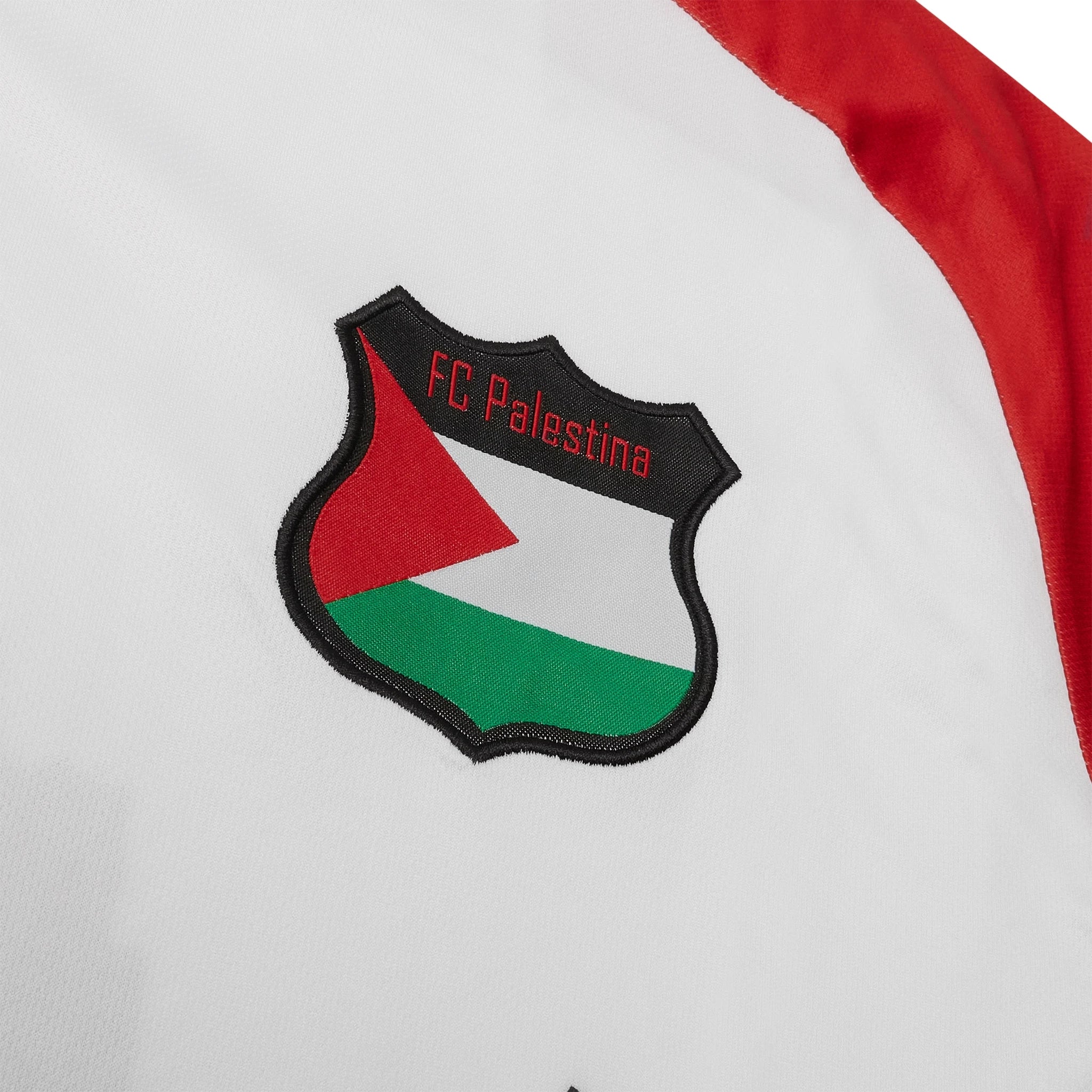 FC Palestine White Football T-Shirt - Authentic Soccer Jersey for Fans & Players - Perfect for Match Days & Casual Wear