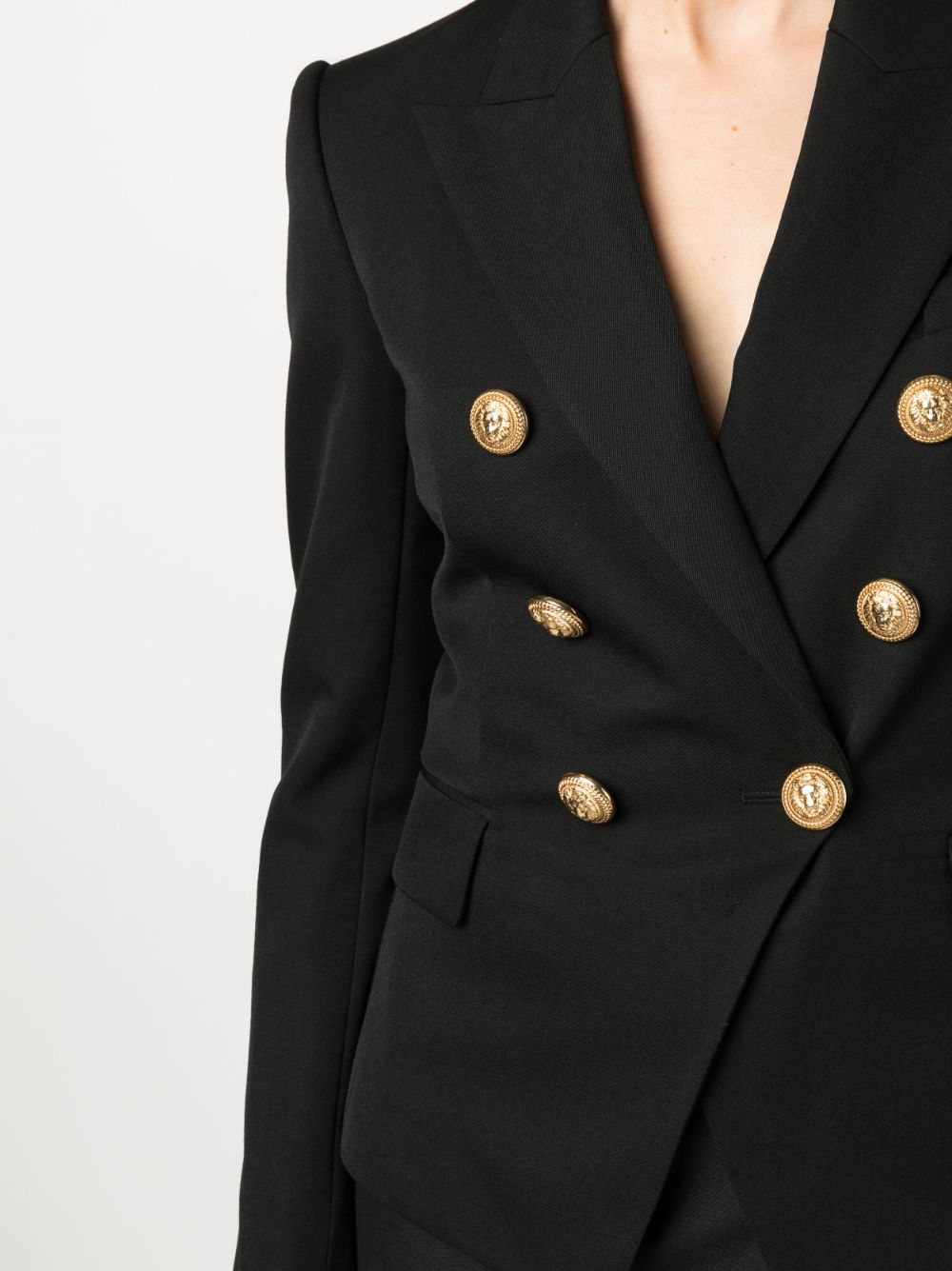 Balmain Black Leather Jacket for Men & Women | Luxury Designer Outerwear for Parties, Nightlife & Fashion Events