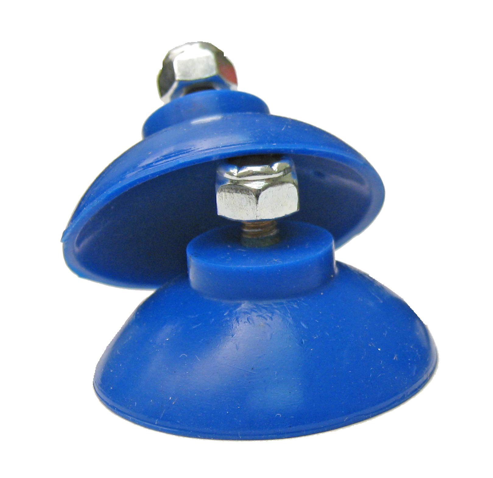 ArcMate EZ Reacher Replacement Gripper Cups - Food Safe Silicone Grabber Tips for Indoor Use - Heat Resistant with Locknuts (Blue, 2 Pairs/4 Cups) - Perfect for Elderly Assistance, Mobility Aid, and Household Item Retrieval