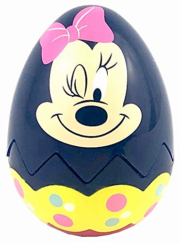 Minnie Mouse Easter Egg with Stickers - Disney Parks Easter Egg Hunt Kit for Kids - Perfect for Easter Basket Stuffers, Egg Decorating & Holiday Party Favors