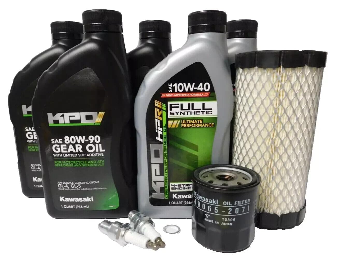 2009-2025 Kawasaki Mule 4010 KAF620 4x4 OEM Full Synthetic Engine Oil Change Kit - Includes Oil Filter & Gaskets | Perfect for Off-Road Maintenance & Tune-Ups