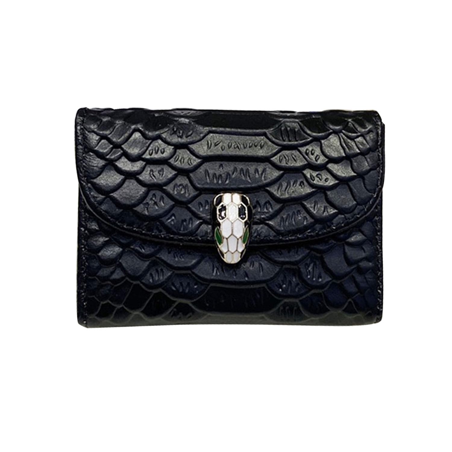 Women's Leather Wallet with Credit Card Holder & ID Window - Compact Slim RFID Blocking Bifold Wallet for Everyday Use (Black) - Perfect for Travel, Shopping, and Business