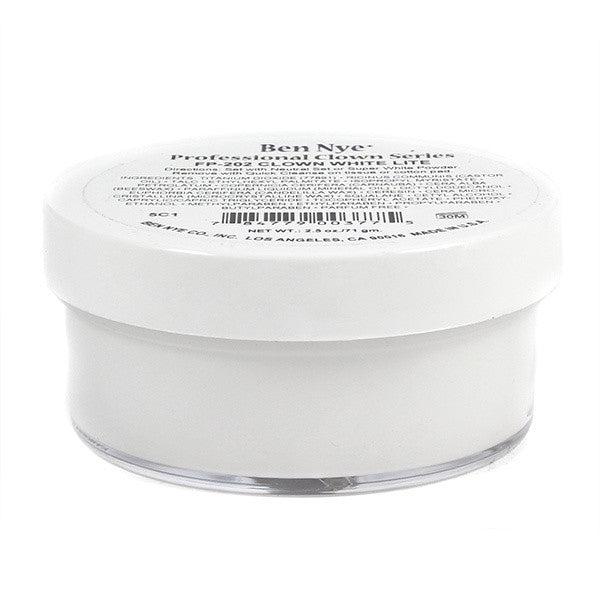 Ben Nye Clown White Lite Professional Makeup - Water-Based Face Paint for Theater, Halloween & Cosplay - Ideal for Clowns, Mimes & Special Effects