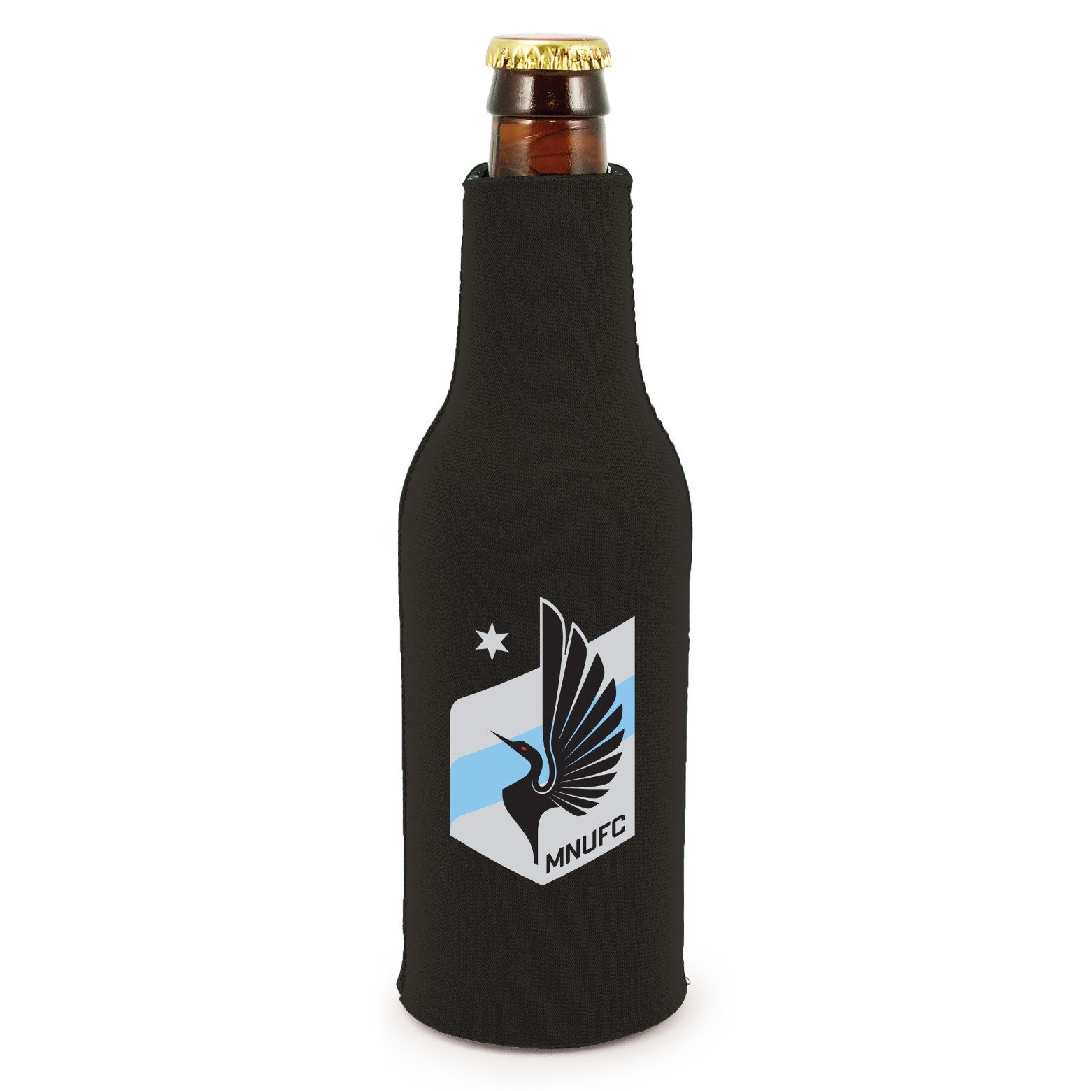 Minnesota United FC 2-Pack Neoprene Insulated Bottle Holder - Keeps Drinks Cold for MLS Soccer Games, Tailgating & Outdoor Activities