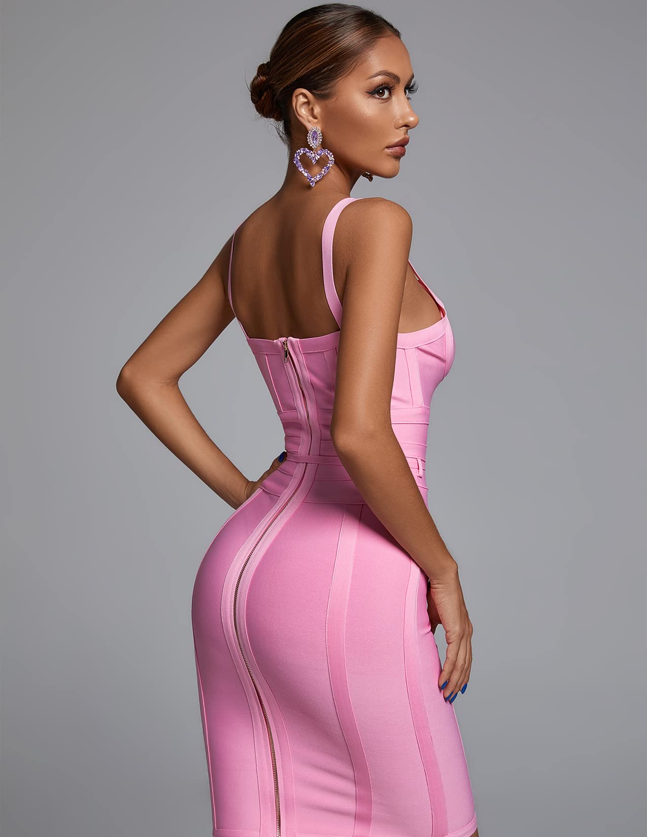 BELLA BARNETT Corset Mini Dress - Backless Bodycon Party Dress for Night Out