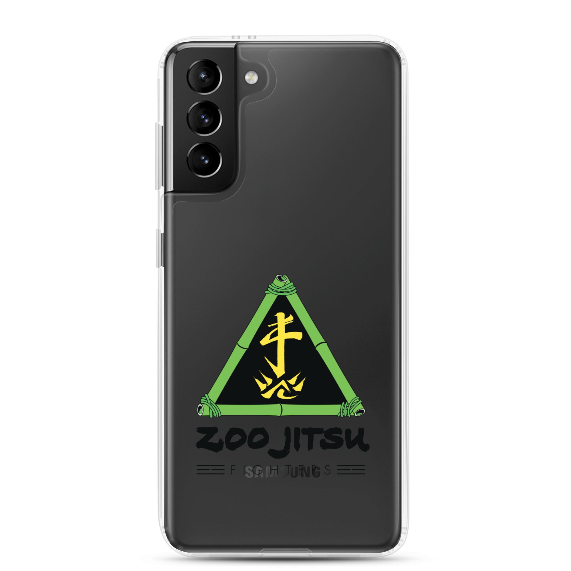 Zoo Jitsu Fighters Logo Clear Protective Case for Samsung Galaxy - Slim Shockproof Cover for Everyday Use & Gaming