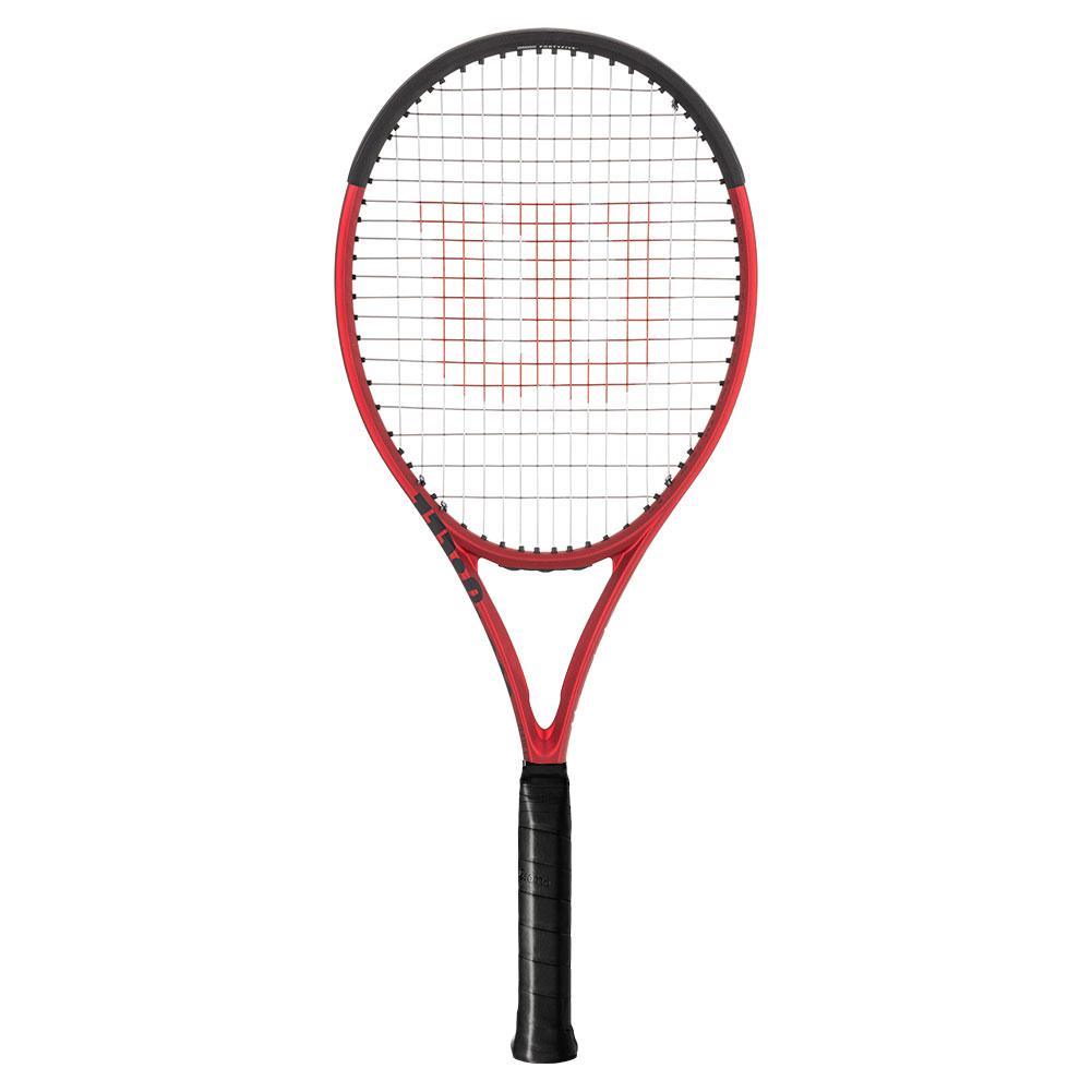 Wilson Clash v2.0 Tennis Racket - 100 sq in Head Size, Carbon Fiber Frame for Power & Control - Perfect for Recreational & Competitive Players (Indoor/Outdoor Courts)