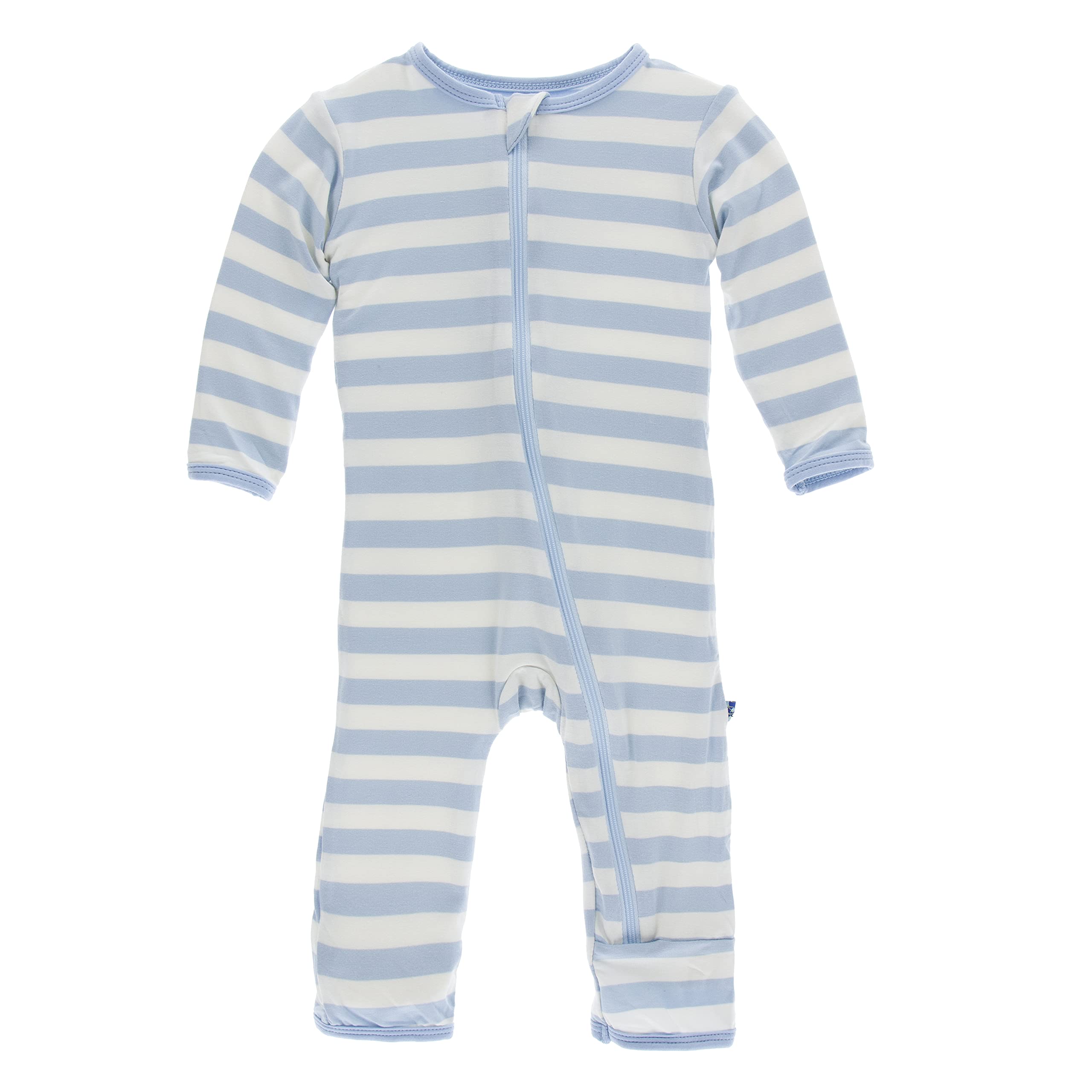 KicKee Pants Essentials Zipper Coverall - Ultra Soft Baby & Kids One-Piece Sleepwear for Comfortable Sleep and Playtime