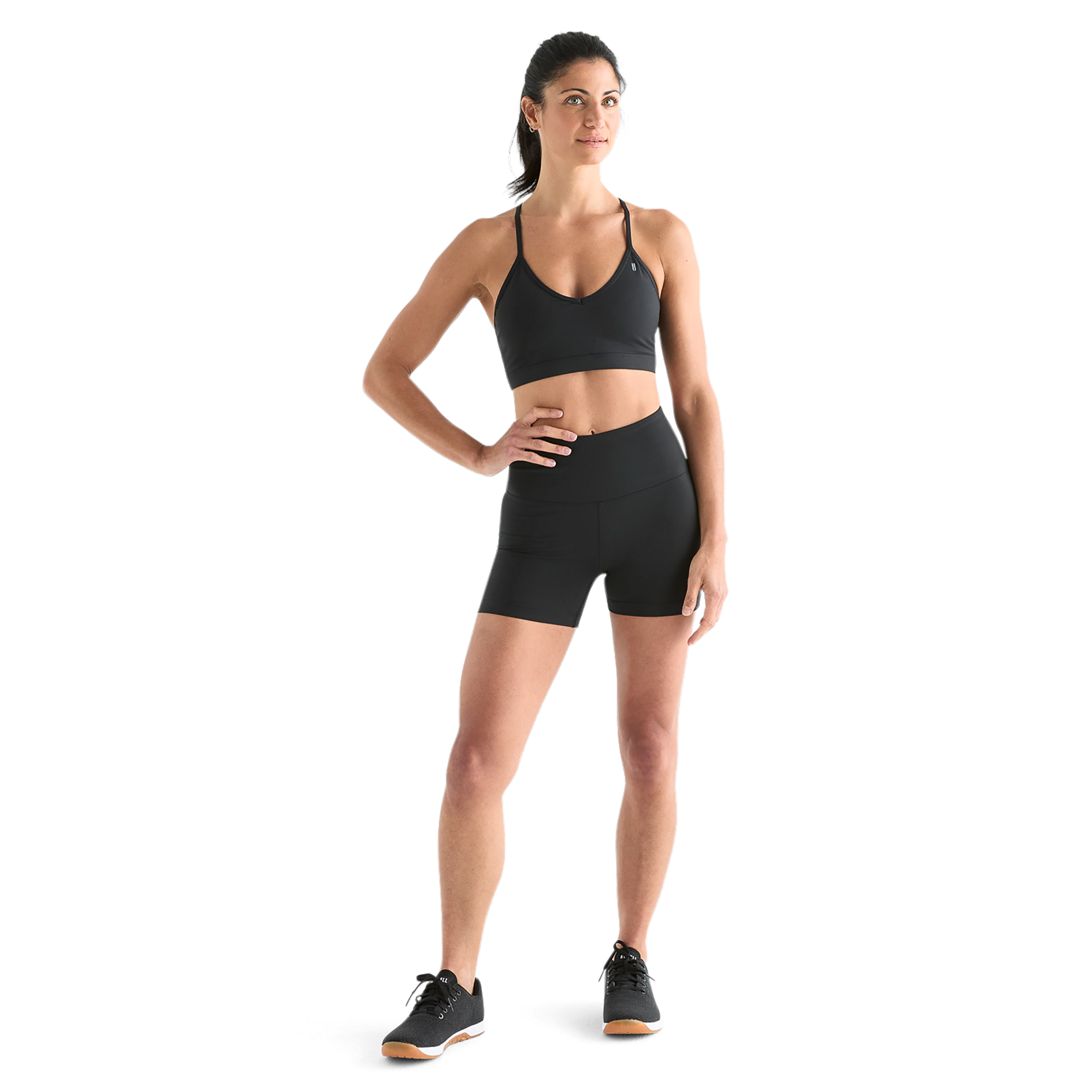 High Waisted Matte Shorts for Women - Comfortable & Stylish 4
