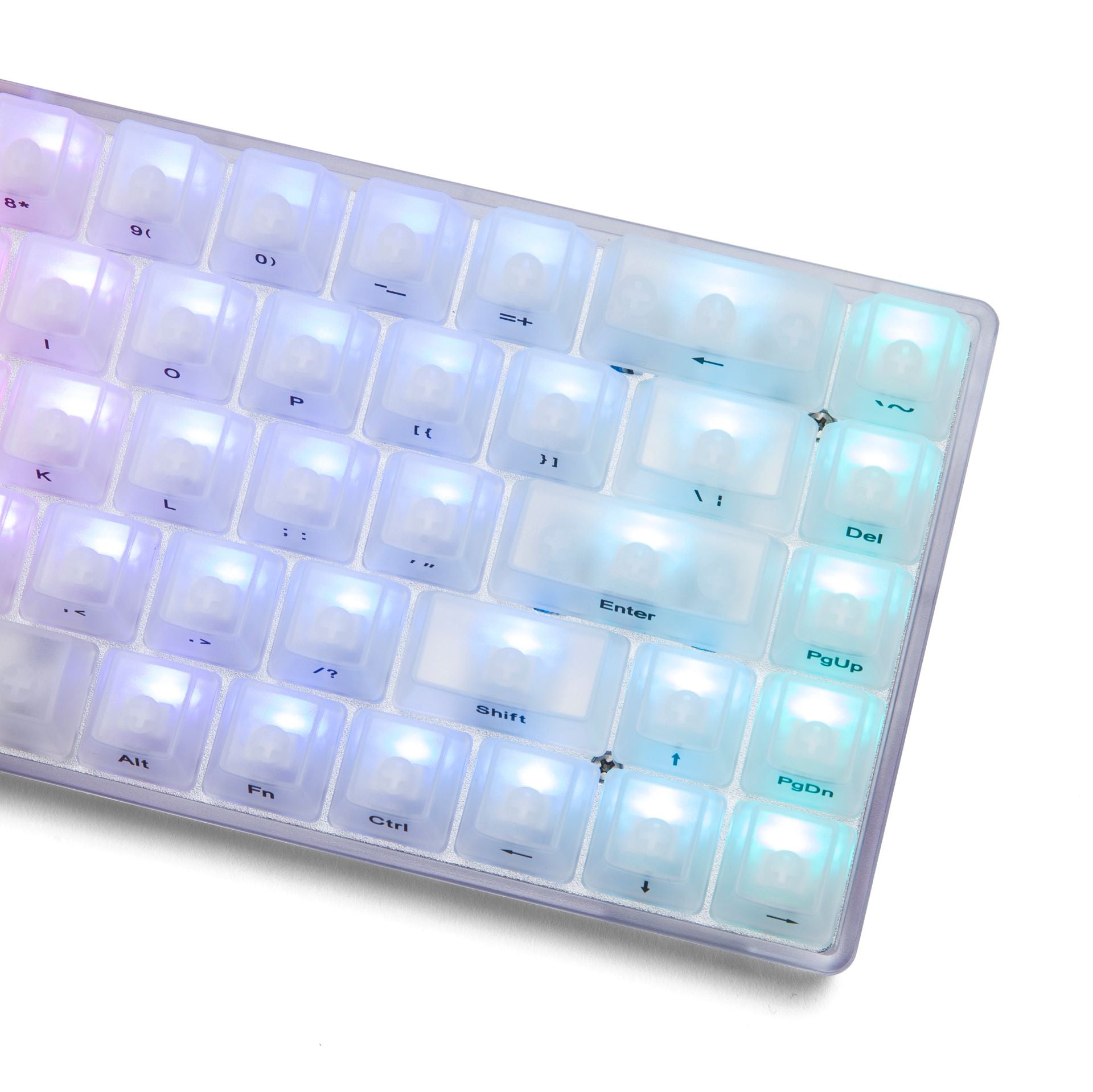 Higround Basecamp 65 Mechanical Gaming Keyboard - OPAL White (White Flame Switches) for PC, Mac, PS5 - Perfect for Gaming, Typing & Office Work