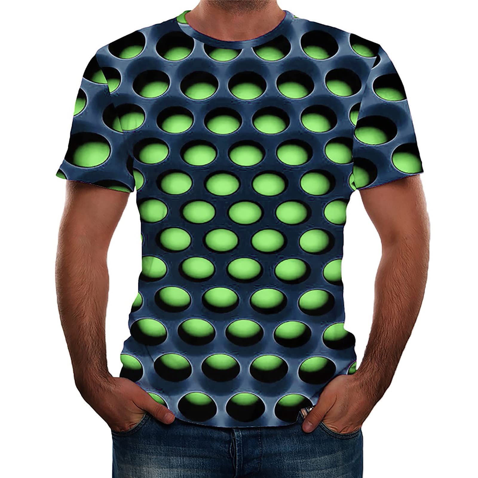 Keepfit Men's Graphic T-Shirts - Short Sleeve Workout Shirts for Summer | Funny & Comfortable Casual Tees for Gym, Running, and Everyday Wear
