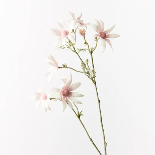 Tall Pink Flannel Flower - Premium Artificial Silk Floral Arrangement for Home Decor, Wedding Bouquets, and Event Centerpieces