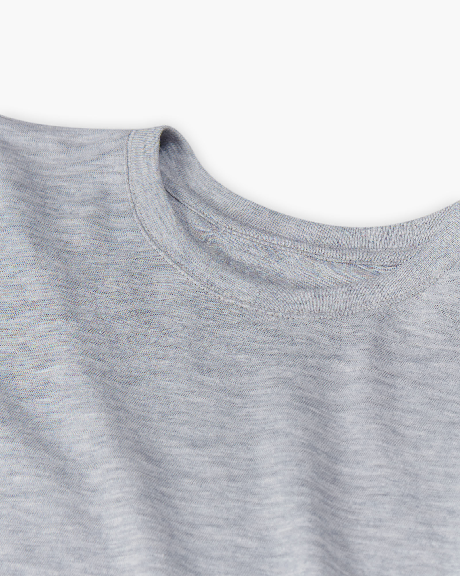 Slub Jersey Schoolboy Crew Neck T-Shirt - Soft Heather Grey Cotton Tee for Boys | Perfect for School, Playdates & Casual Outings