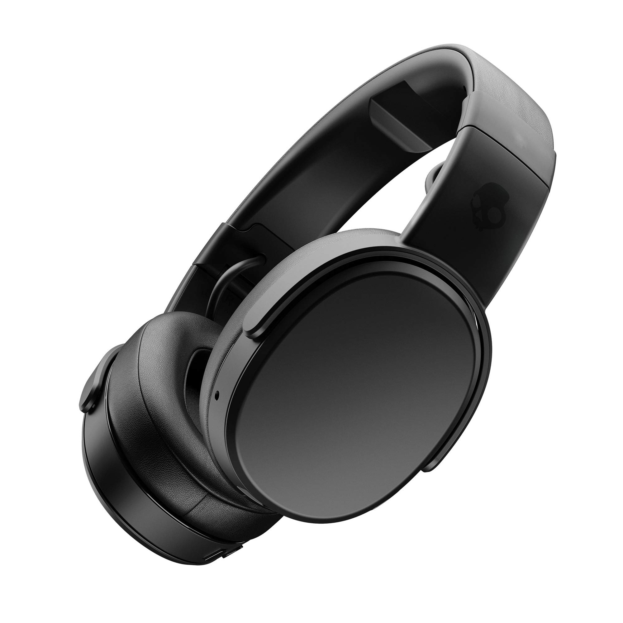 Skullcandy Crusher Wireless Over-Ear Headphones with Powerful Sensory Bass, 40-Hour Battery Life, Built-in Mic - Compatible with iPhone, Android & Bluetooth Devices (Black) - Perfect for Gaming, Music & Travel