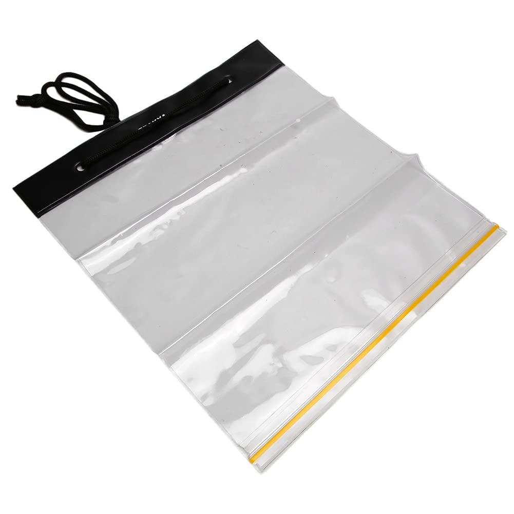 ASixxSix Clear Waterproof Storage Bag - Pen Organizer, Map Holder for Outdoor Camping, School Supplies & Travel Essentials - Perfect for Students, Hiking & Office Organization