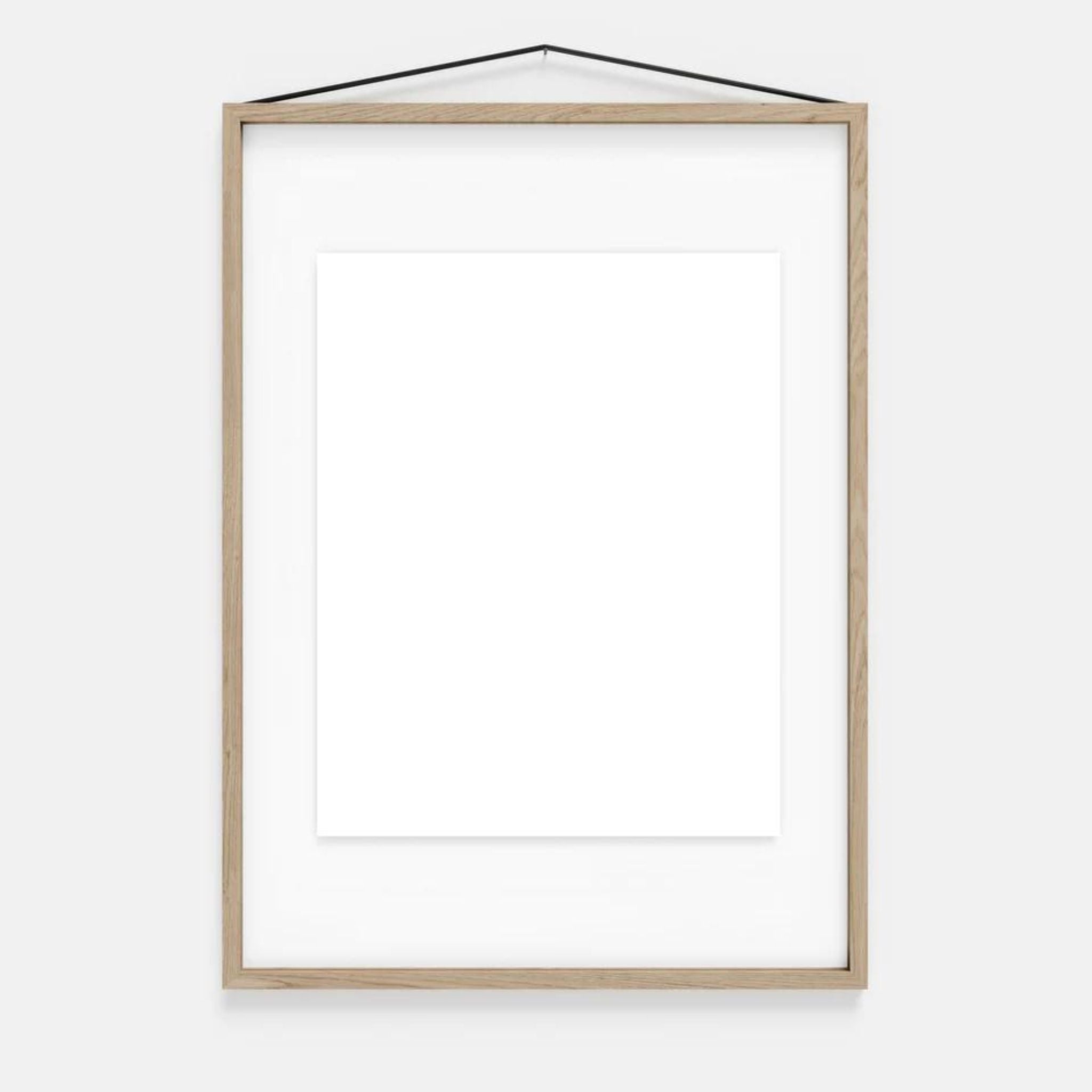 MOEBE Solid Oak Picture Frame - 6 Sizes for Wall Art, Photos & Home Decor | Perfect for Living Room, Bedroom & Office Display