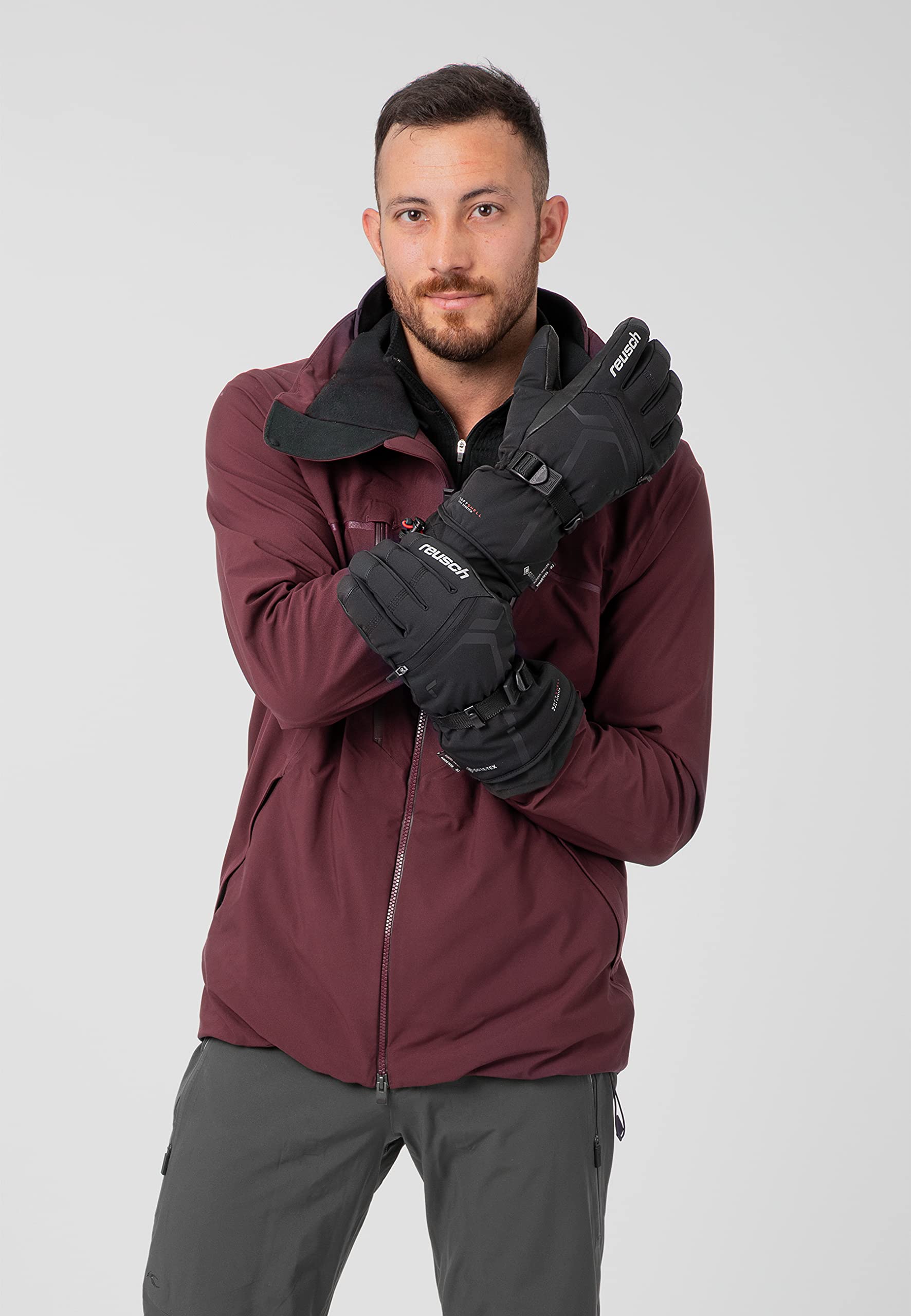 Reusch Down Spirit GTX Unisex Ski Gloves - Waterproof & Insulated for Winter Sports, Snowboarding & Cold Weather Activities