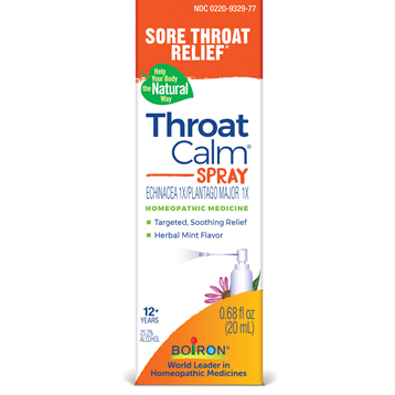 ThroatCalm® Soothing Sore Throat Spray - Fast Relief for Dry, Itchy & Irritated Throat - Perfect for Cold, Flu & Allergy Season
