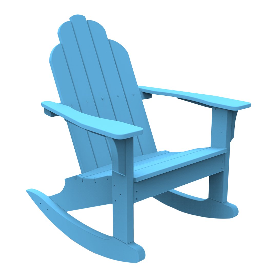 Adirondack Classic Rocker Chair - Comfortable Outdoor Rocking Chair for Patio, Garden & Porch - Perfect for Relaxing & Enjoying Nature