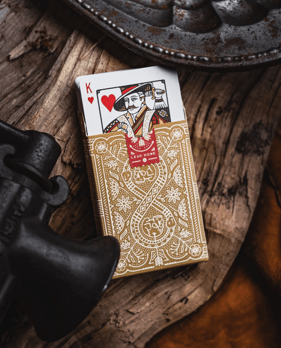 Premium Brown Drifters Playing Cards - High-Quality Poker Cards for Magic Tricks, Card Games, and Casino Nights