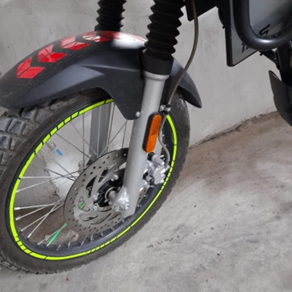 **Zcargel Reflective Wheel Stickers - Universal Motorcycle & Bicycle Rim Decals, Fluorescent Wheel Stripes for Cars, Bikes - Enhance Night Visibility & Style**    *(Perfect for Night Rides, Safety Upgrades, and Customizing Motorcycle, Bicycle, or Car Wheels)*