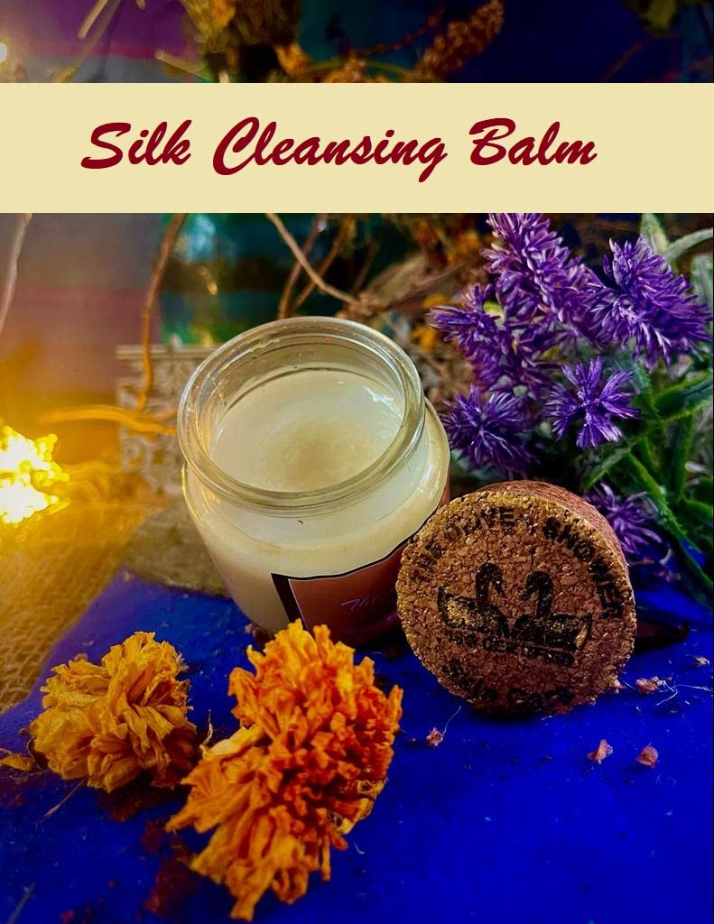 Olive Shower Silk Cleansing Balm - 100g Waterproof Makeup Remover for Gentle Face & Eye Cleansing | Perfect for Travel, Daily Skincare & Sensitive Skin