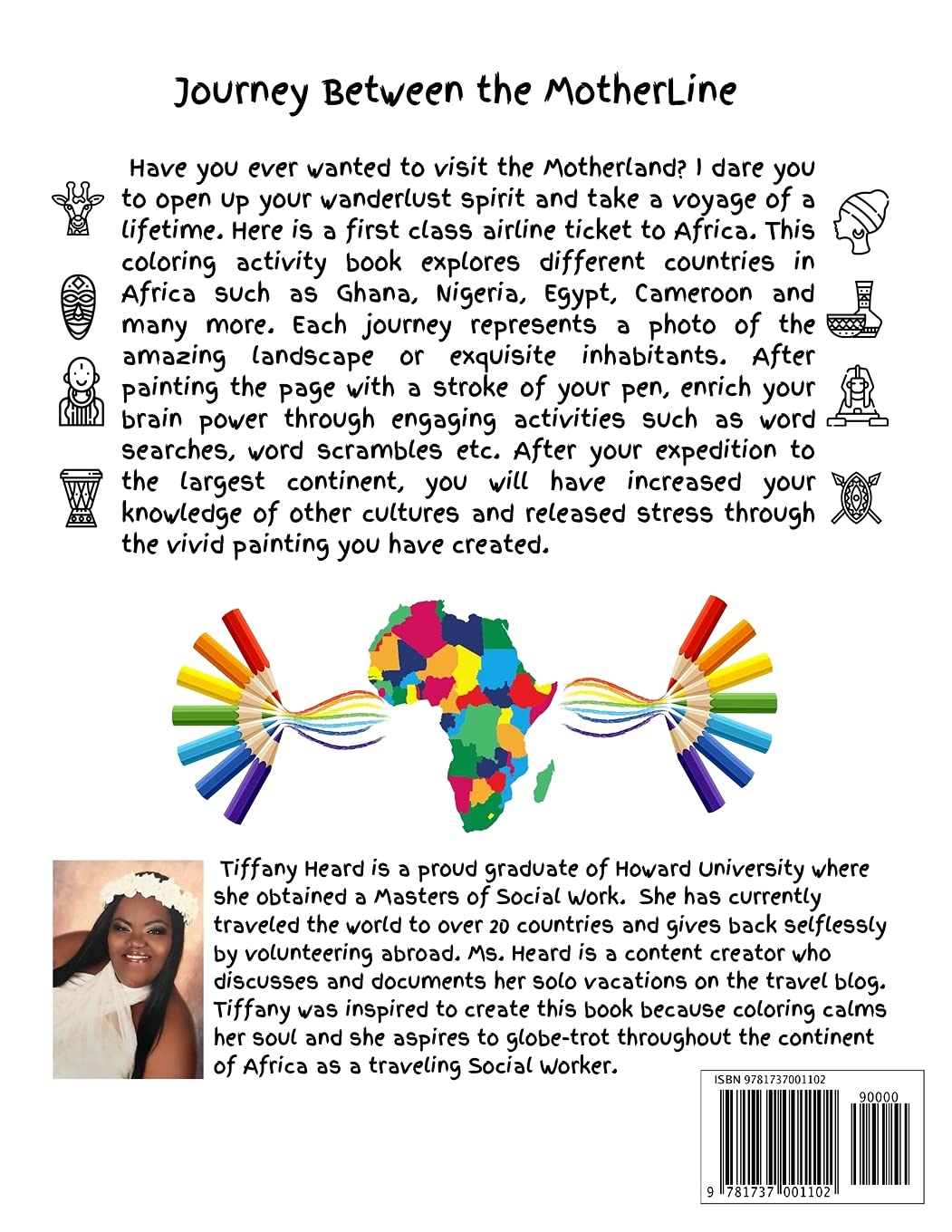 Hues of Africa: African Adult Coloring Book for Stress Relief & Relaxation - Mindfulness Activity, Meditation & Creative Art Therapy for Adults