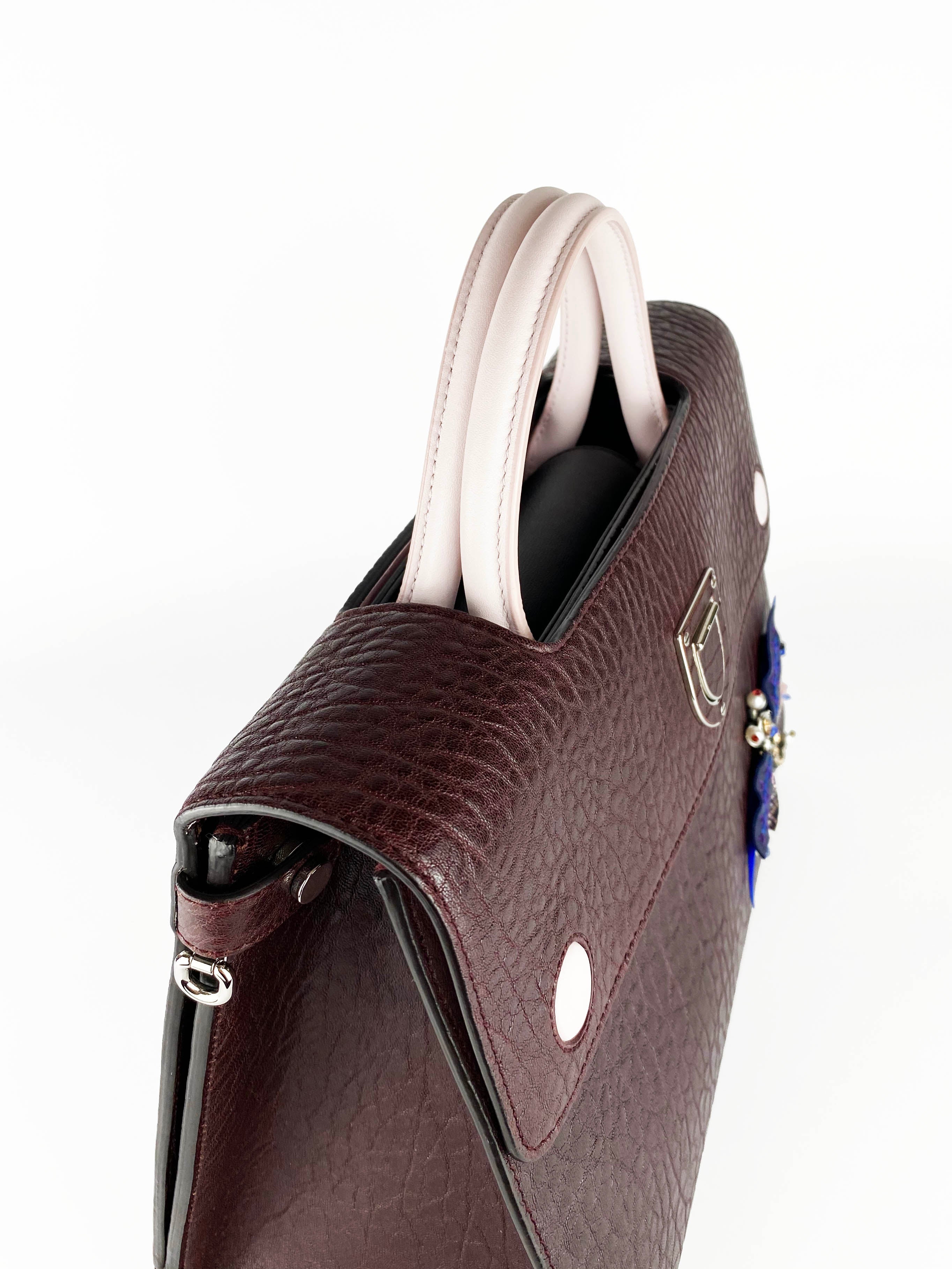 Christian Dior Diorever Dragonfly Bag in Burgundy - Luxury Crossbody Handbag for Women, Perfect for Evening Parties & Special Occasions