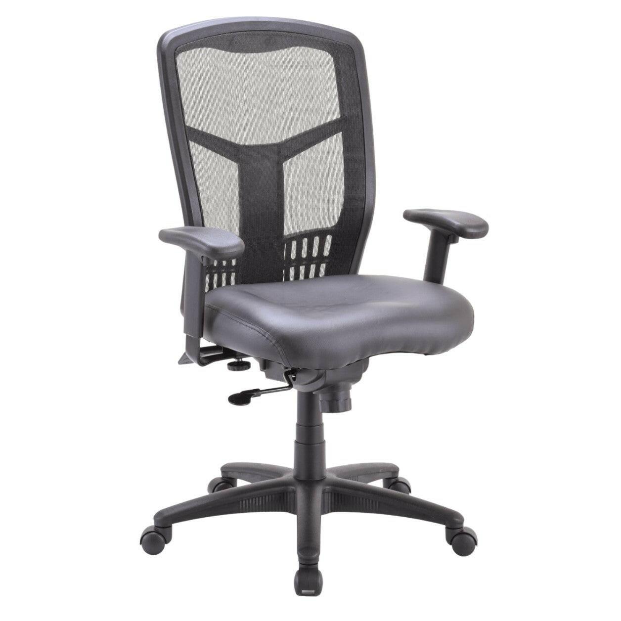 Premium Executive Swivel Desk Chair 7701 - Ergonomic High Back Office Chair with Adjustable Height & Lumbar Support - Perfect for Home Office, Conference Rooms & Corporate Workspaces