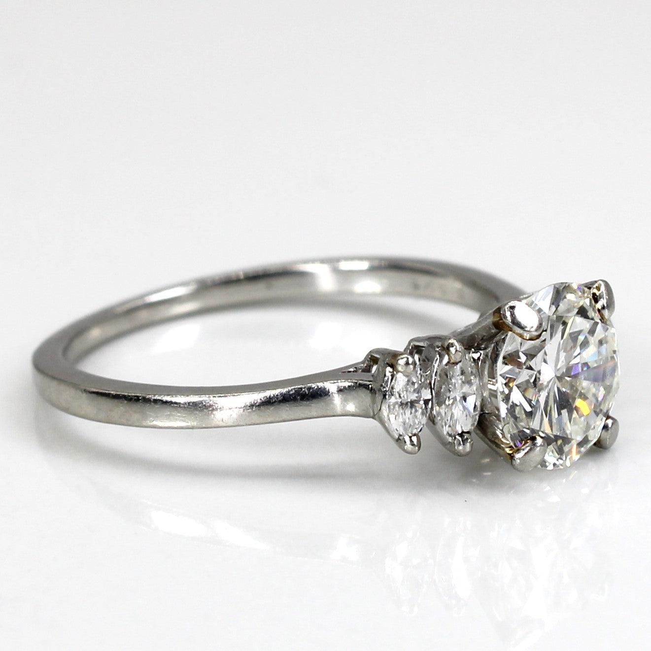 1.55ctw Five Stone Diamond Engagement Ring - VS2 Clarity, Size 7 | Perfect Proposal Gift for Her, Anniversary & Wedding Jewelry