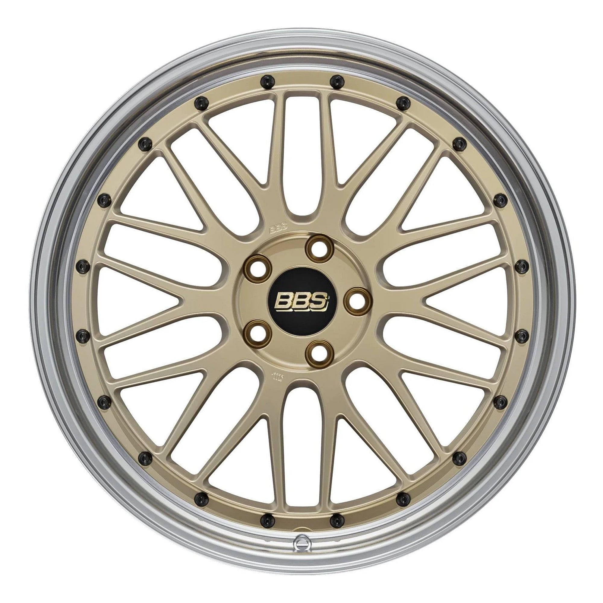 BBS Japan LM Gold Diamond Cut Alloy Wheels 20x9.0 - Premium Lightweight Rims for Sports Cars & Luxury Vehicles (Perfect for BMW, Mercedes, Audi Performance Upgrades)