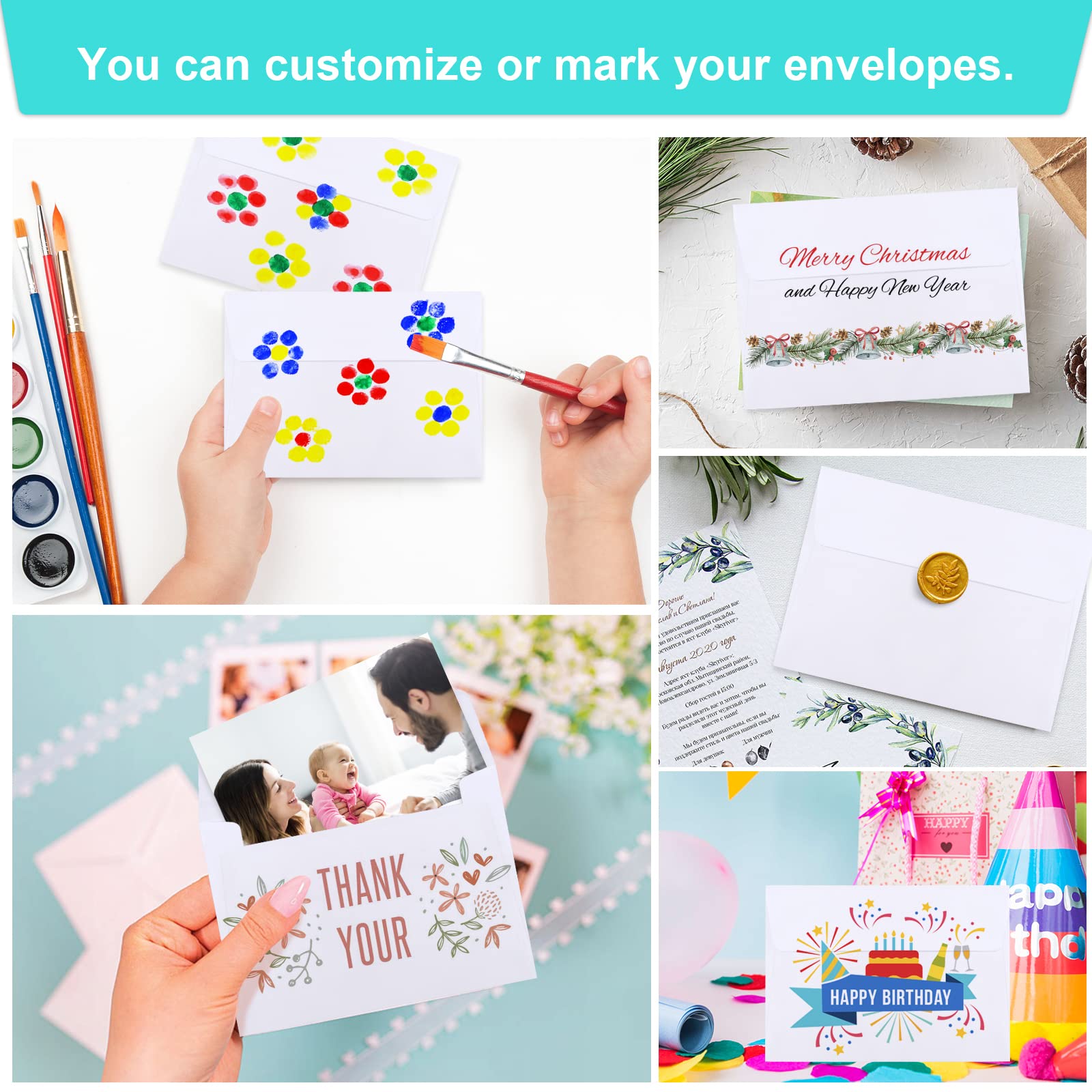 90 Packs A1 Envelopes, 3.5x5