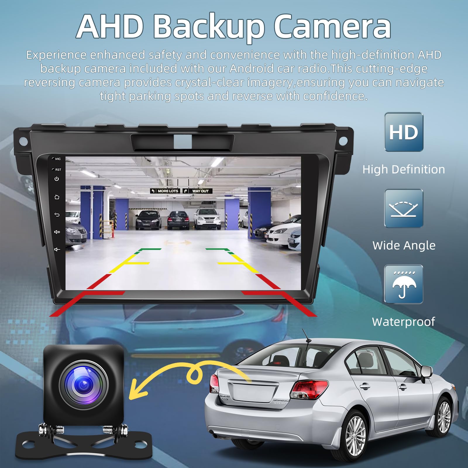 2+64GB Android 13 Car Stereo for Mazda CX-7 (2007-2014) - 9