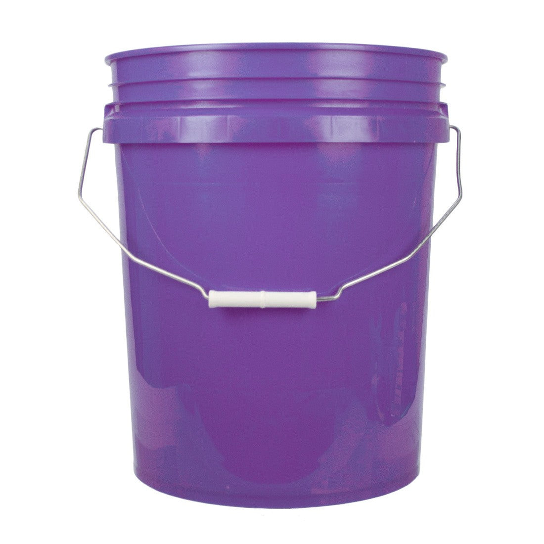 World Enterprises Round Bucket - Durable Plastic Storage Container with Handle for Home, Office & Garden Organization