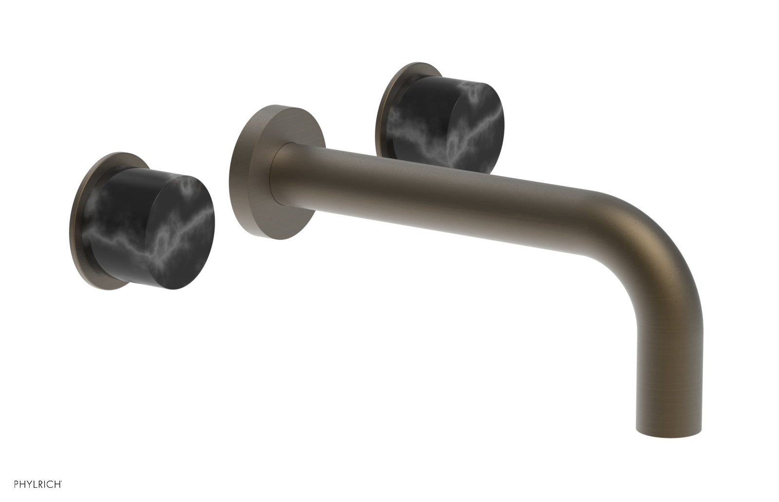 Premium Black Marble Wall Tub Set with Elegant Handles - 230 58 - Perfect for Modern Bathroom & Spa Decor