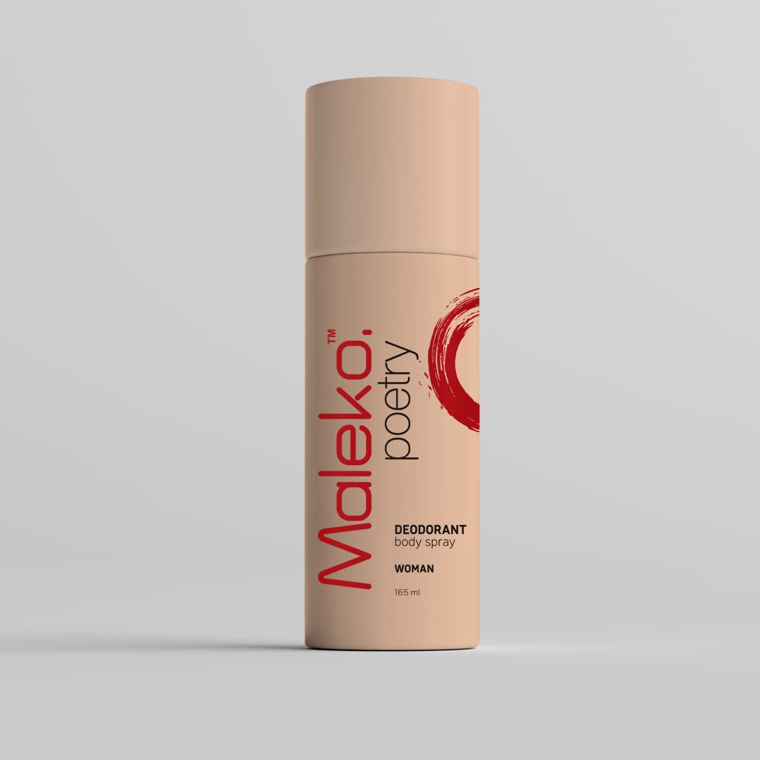 Maleko Women's Deodorant Body Spray - 5.6oz (165ml) | Long-Lasting Fragrance for Daily Freshness & Confidence | Perfect for Workouts, Office & Everyday Use