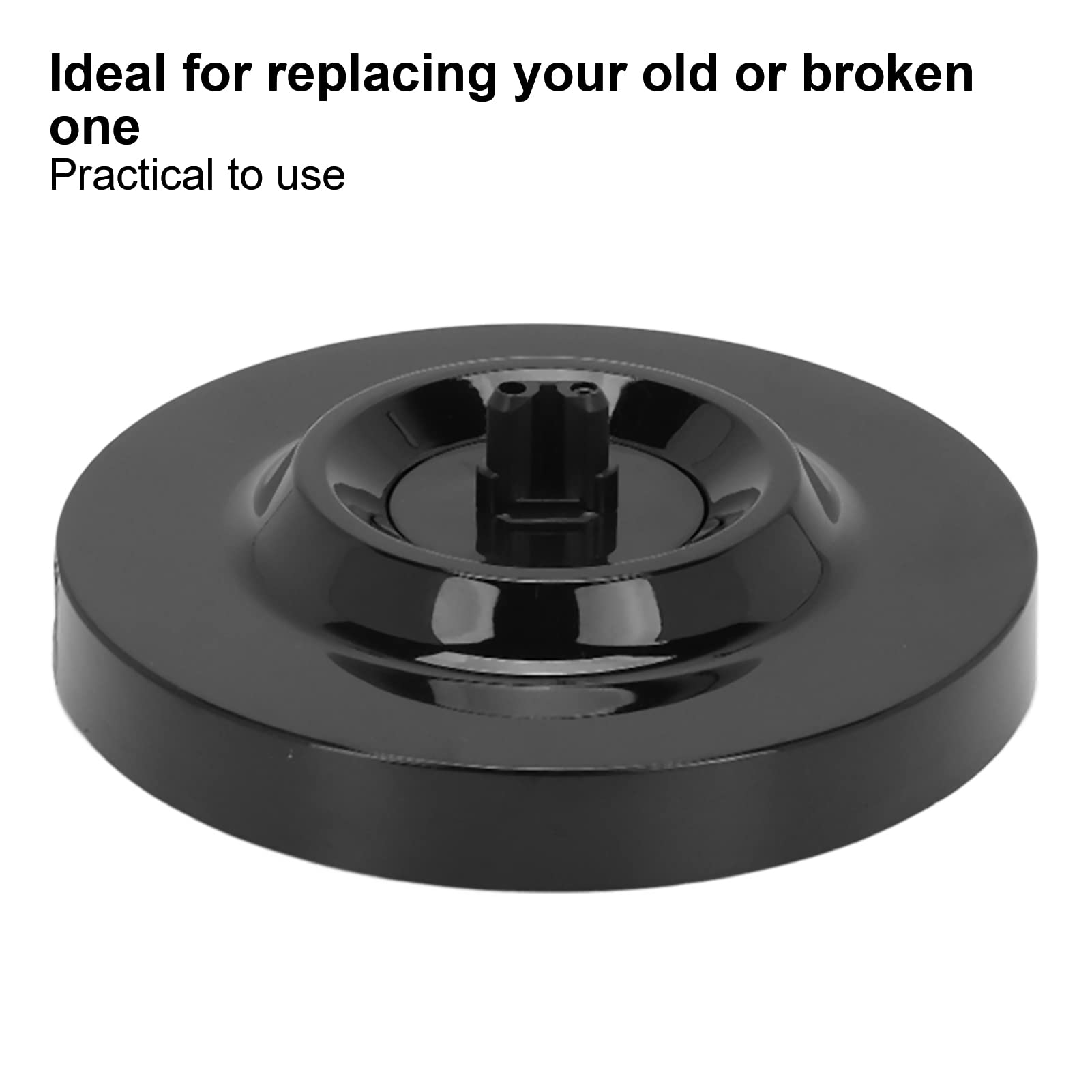 Universal Electric Shaver Charging Stand - Round Shape Men's Electric Razor Charging Base, Beard Trimmer Power Supply Dock (Black) | Perfect for Home, Travel & Grooming Kits