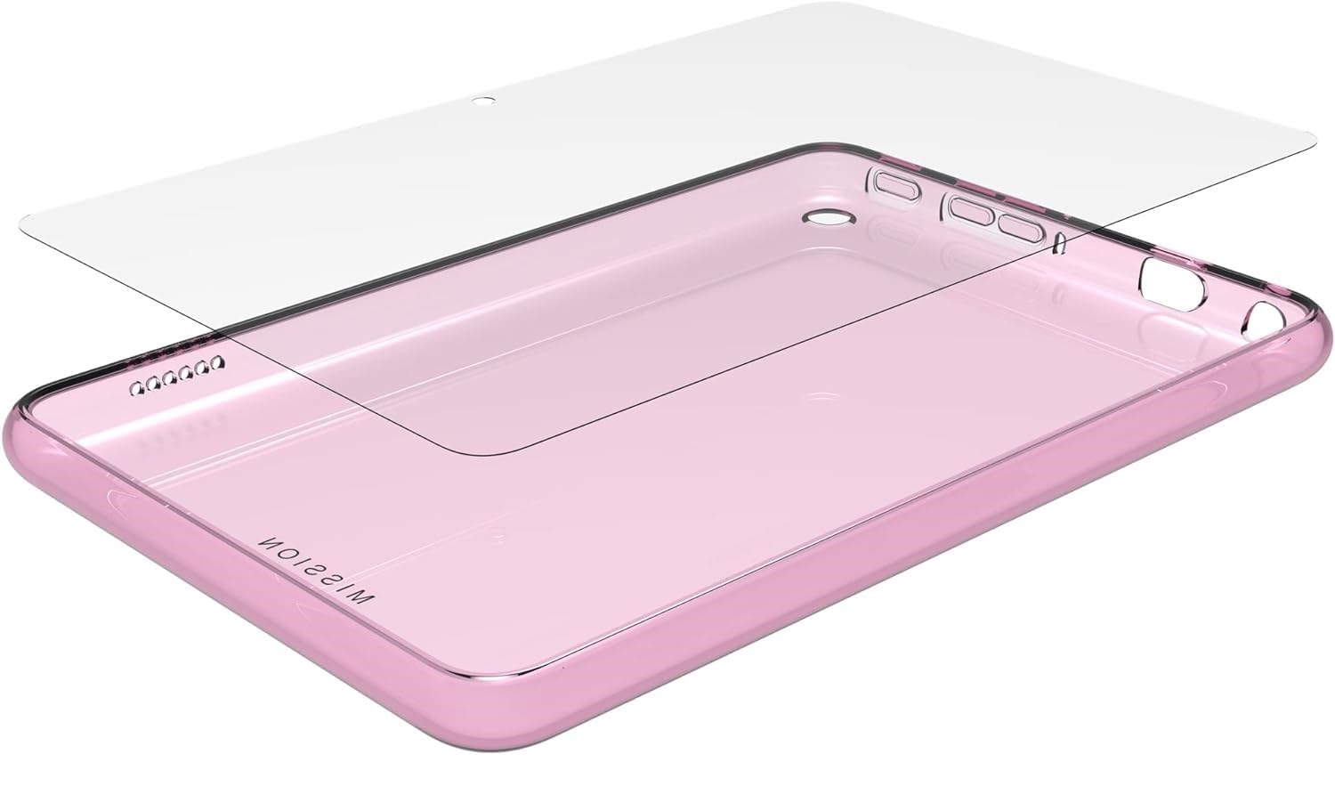 Premium Clear Case & Tempered Glass Screen Protector for Amazon Fire 7 Tablet (2022 Release) - Shockproof Protection for Kids, Home & Travel Use